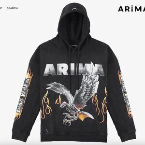 Arima Men's Metallic Eagle Hoodie